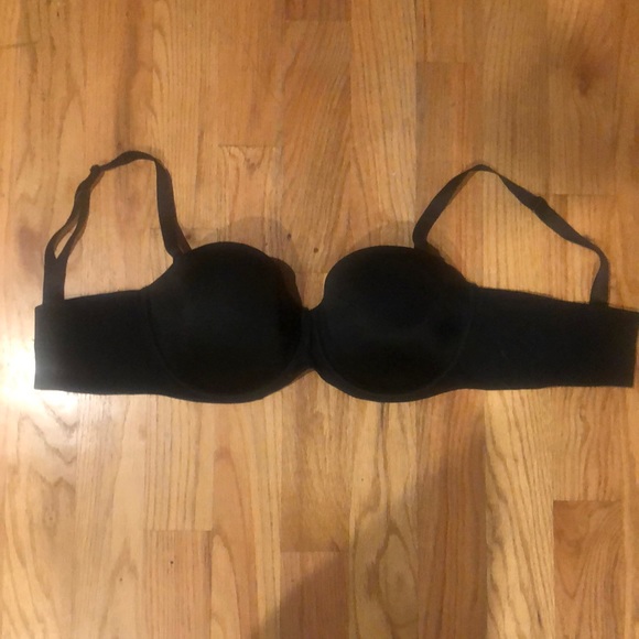 Lane Bryant Other - Cacique Black Lightly Lined Multi Way Strapless in 44DD